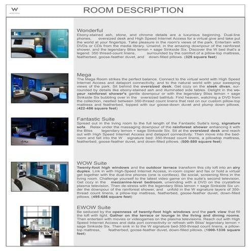 Room Description Photo En Fr
