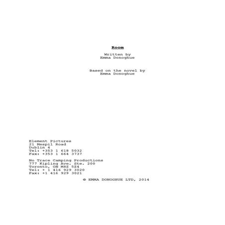 Original Room Script | PDF