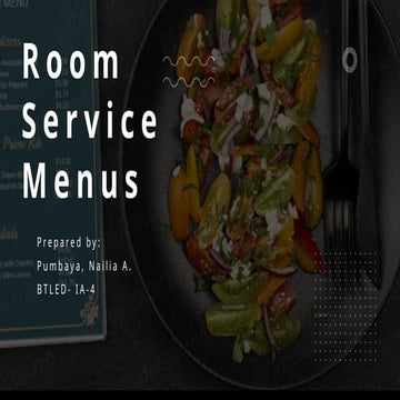 Types of menu | PPTX