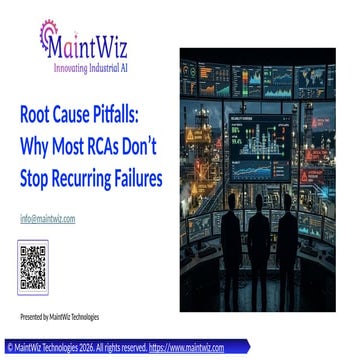 Root Cause Analysis Pitfalls: Why Most RCAs Fail & How Modern CMMS ...