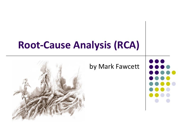 what does root cause analysis means