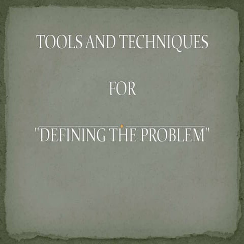 Root cause analysis training