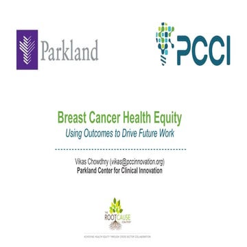 Breast Cancer Health Equity - Root Cause Coalition