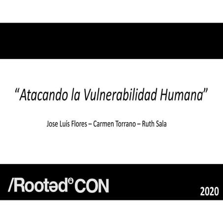 Rooted2020 atacando la-debilidad_humana_-_ruth_sala_-_carmen_torrano