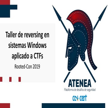 Mariano Palomo  - Taller de reversing en sistemas Windows aplicado a CTFs [ro...