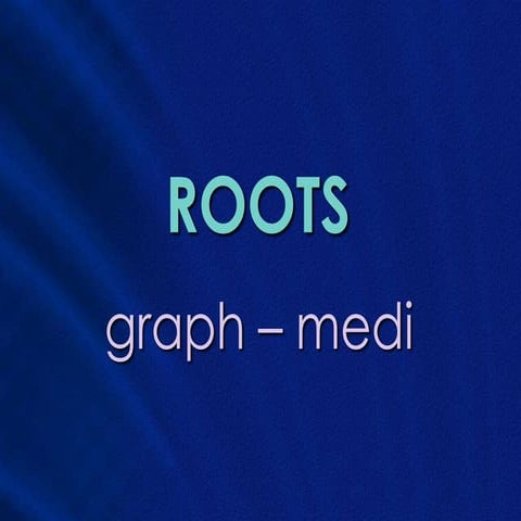 Eric's Root Words | PPTX
