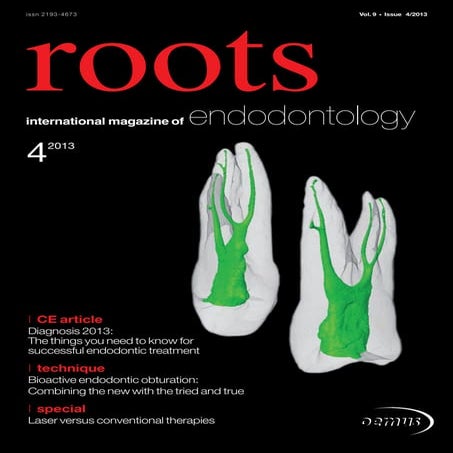 Roots international magazine of endodontology vol 9 issue 4  2013