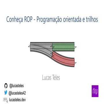 Conheça ROP - Programação orientada e trilhos​