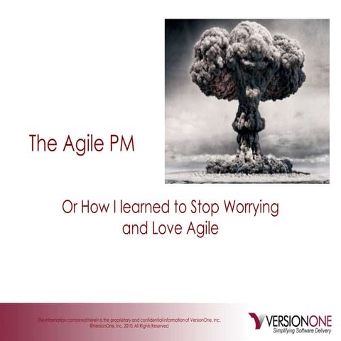 Agile Project Management: "How I Learned to Stop Worrying and Love Agile”