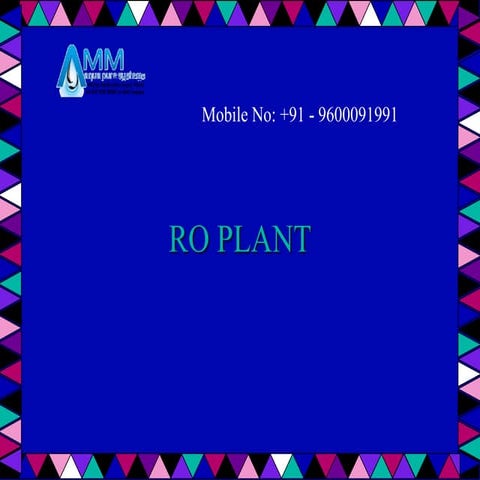 Ro plant Manufacturers in Chennai, Bangalore, Hyderabad, Cochin, India