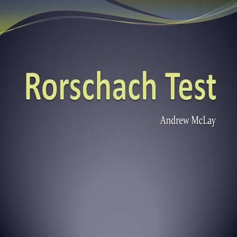 Rorschach test