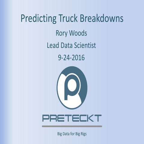 Predicting Truck Breakdowns - Rory Woods