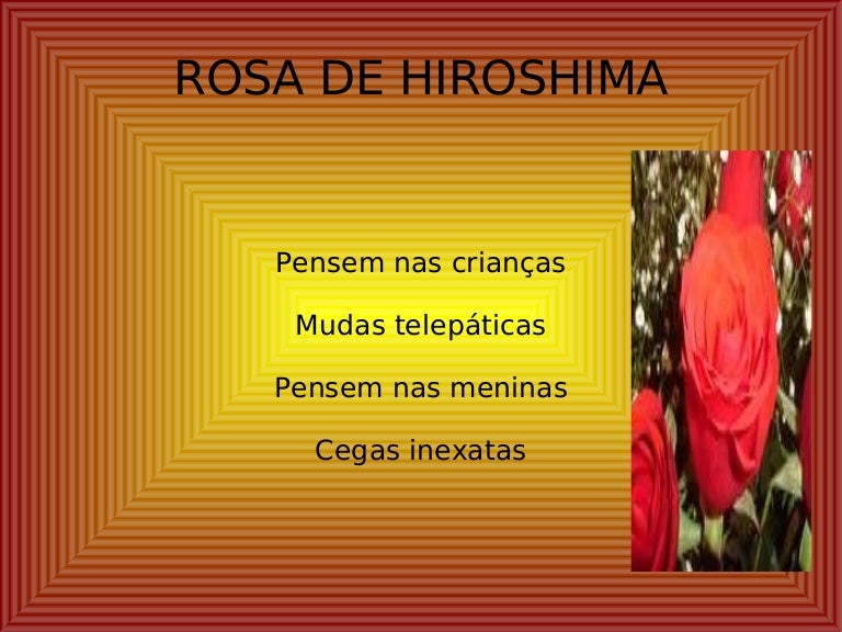 Letra De Ney Matogrosso Rosa De Hiroshima