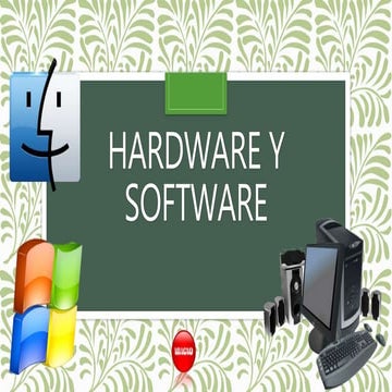 Hardware y Sofware de un computador | PPTX