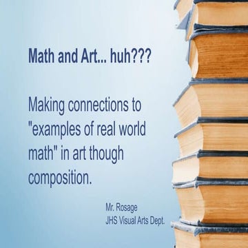 Math, Art, and Composition