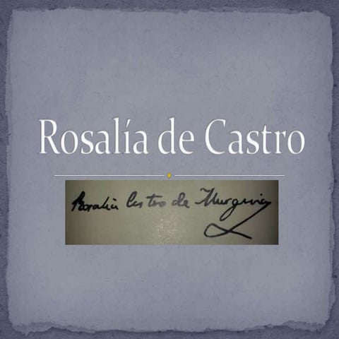 Rosalía de castro