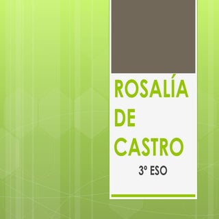 Rosalía de castro, 3º ESO