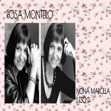 Rosa montero