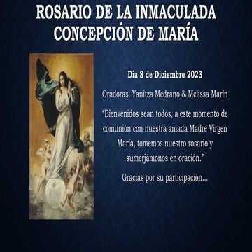 ROSARIO DE LA INMACULADA CONCEPCIÓN de maría.pptx