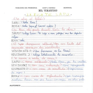 La Rosa y el Sapo 3ºB