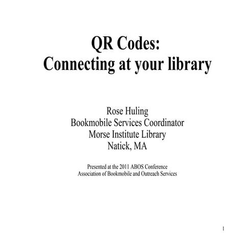Qr Codes Connecting by Rose Huling