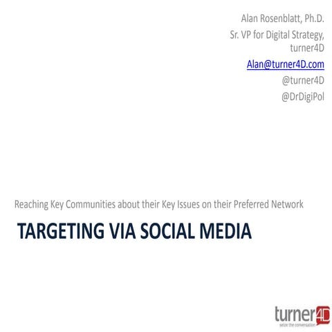 Targeting with Social Media