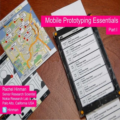 Mobile Prototyping Essentials Workshop: Part 1