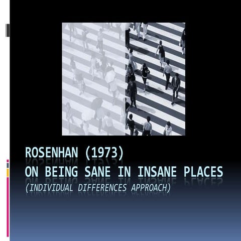 Rosenhan overview