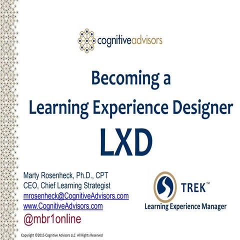 Becoming a Learning Experience Designer