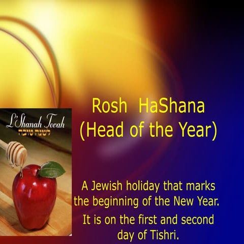 Rosh Ha Shana | PPT