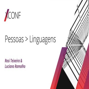 Pessoas > Linguagens