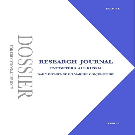 Research Journal Dossier Example: Rosneft | For educational use only | PDF