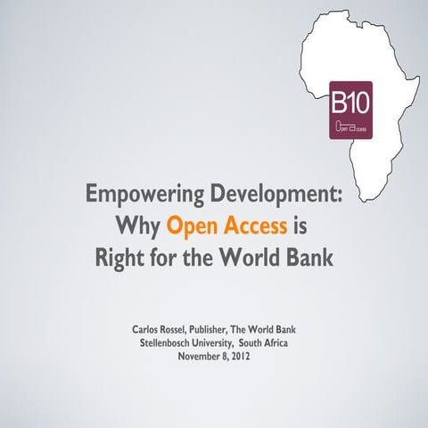 The World Bank Open Knowledge Repository (OKR) infographic | PDF