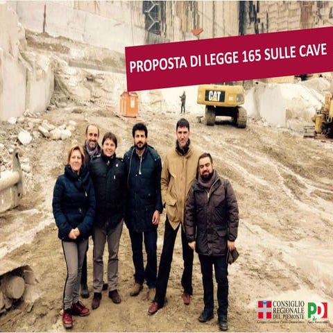 La proposta di legge 165 sulle cave