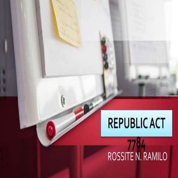 Rossite ramilo report ra 7784