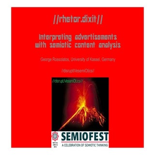 Interpreting ads with semiotic cont...