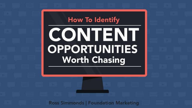 How To Find Content Opportunities | SearchLove SD 2019