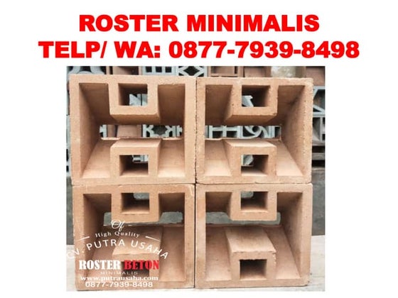 Roster putih roster beton minimalis di bojonegoro 087779398498 cv.putra ...
