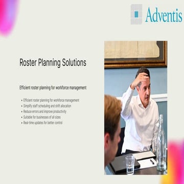Roster Planning Software | Smart Staff Scheduling | PDF