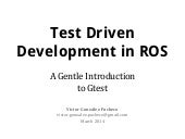 Ros Testing Tutorial