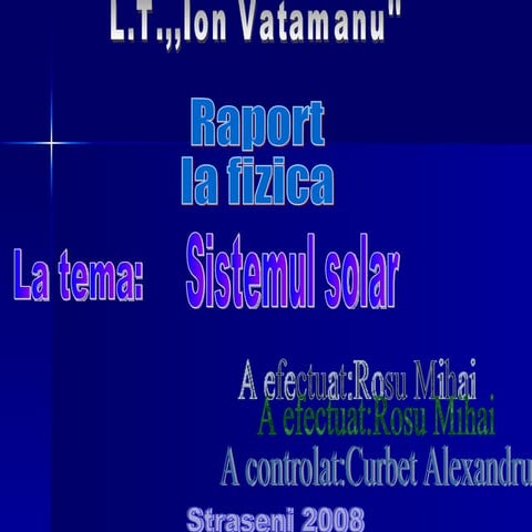 Sistemul Solar - Prezentare PowerPoint.ppt