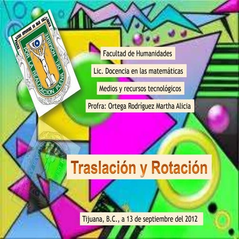 Rotación y Traslacion