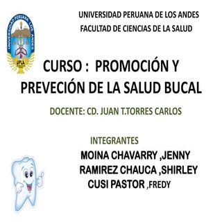 Promoción de la Salud Bucal