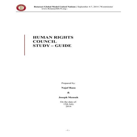 MUN Policy Aid | PPT