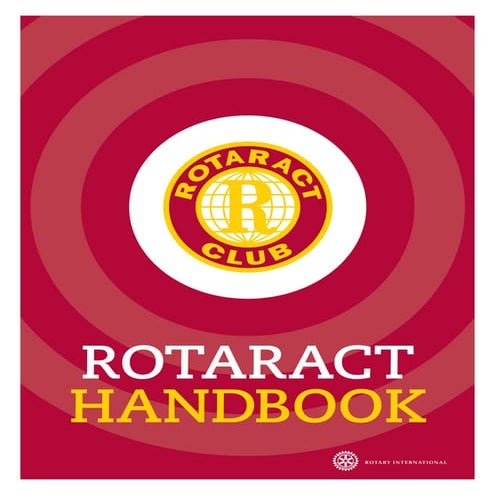 Rotaract handbook new