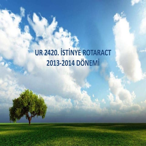 Rotaract toplantı sunumu