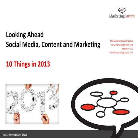 10 Marketing Trends for 2013