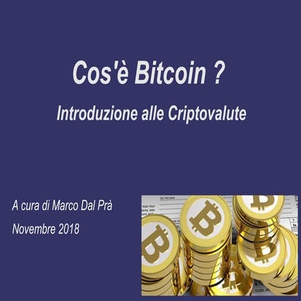 Cos'è Bitcoin, Introduzione alle Criptovalute