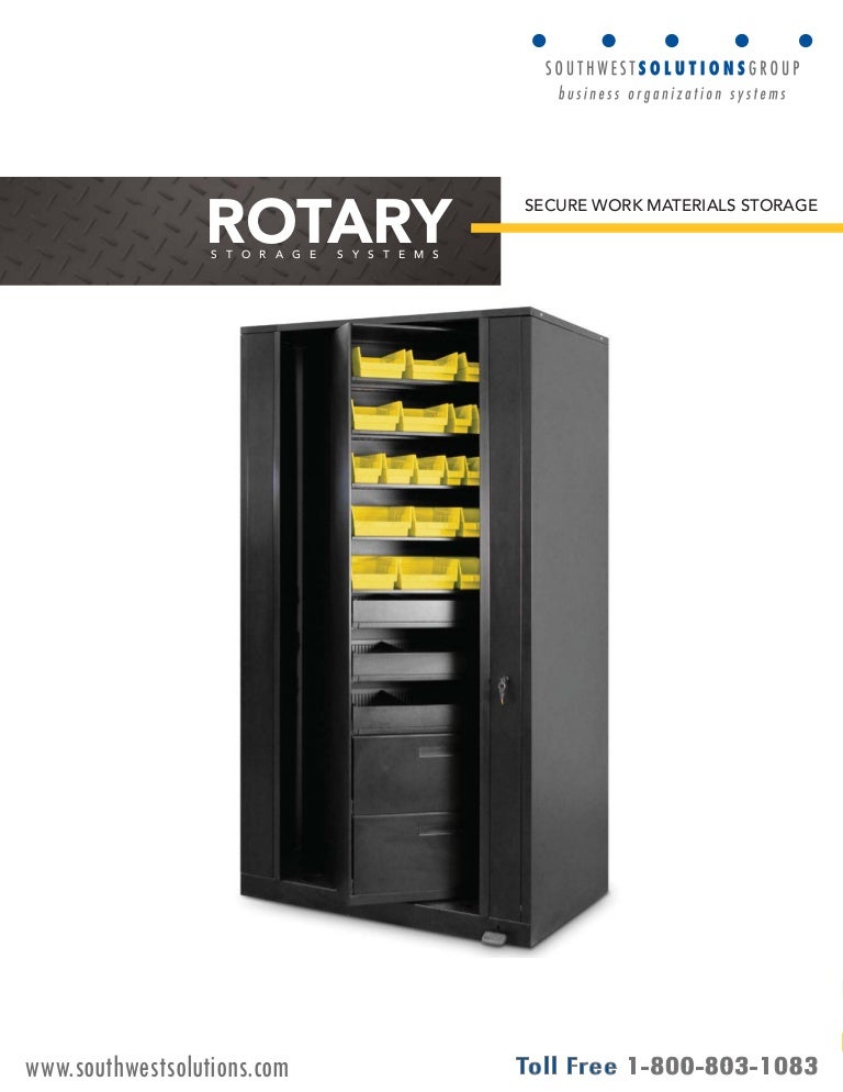 Small Parts Rotary Storage Cabinets