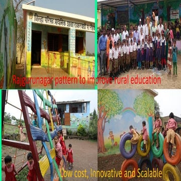 Rural education,A low cost innovative model to improve rural education ...